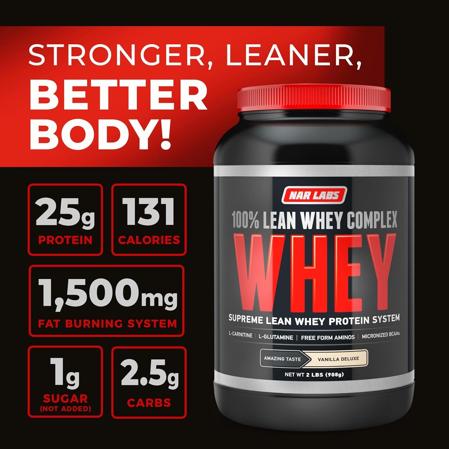 100% Lean Whey Complex 2 Pounds