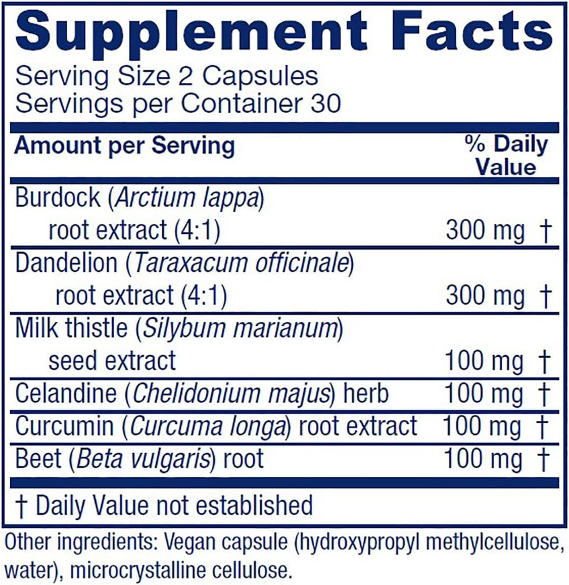 Vitanica Hepafem, Liver Cleansing Support, Vegan/Vegetarian, 60 Capsules