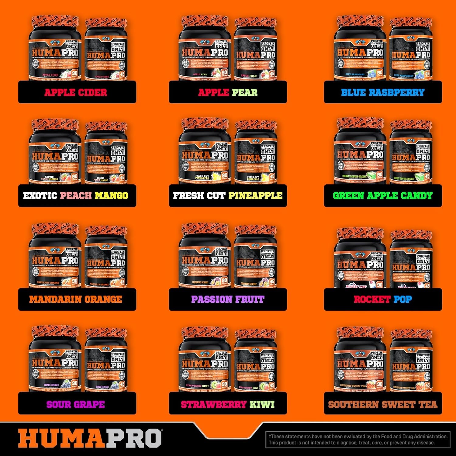 Humapro Tablets | Amino Acids Protein Matrix for Humans | 99% Utilization for Lean Muscle | Vegan, Gluten Free | 450 Tablets / 90 Servings