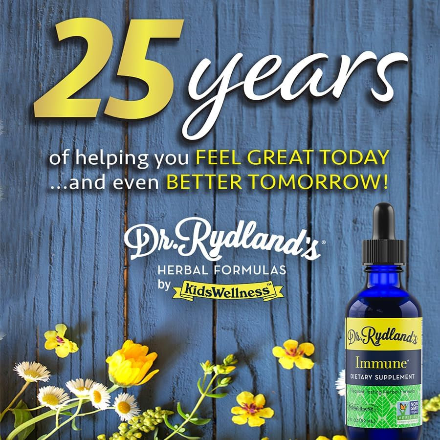 Dr. Rydland'S Herbal Supplement | Created by Kidswellness | Safe and Effective for Infants to Adults| Detox & Skin | Relieves Eczema, Rosacea, Acne and Viral Skin Rashes | 2 Ounce Bottle