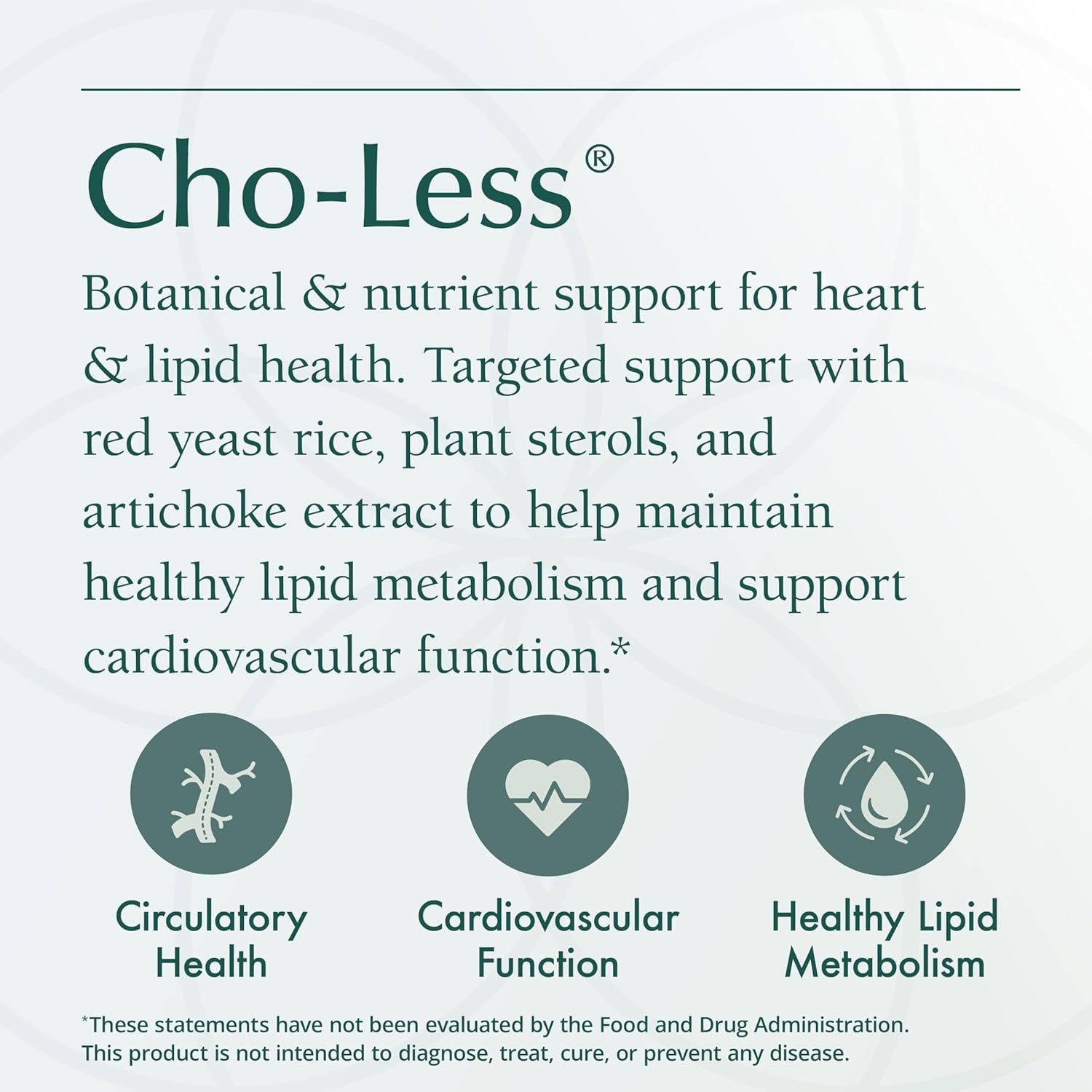 Natura Health Products Cho-Less Supplement - Promotes Healthy Lipid Metabolism and Cardiovascular Health - Featuring Niacin, Red Yeast Rice, Artichoke Extract, and Beta Sitosterol (90 Capsules)