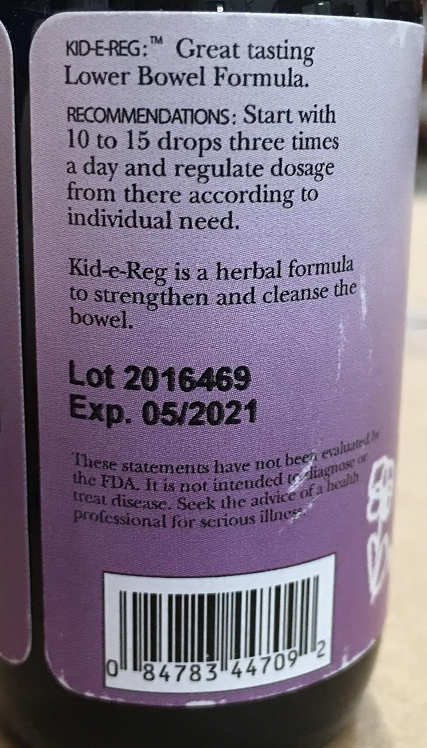 Christopher’S Original Formulas Kid-E-Reg Bowel Tonic – Herbal Formula for Kids – Great Taste – 2 Oz