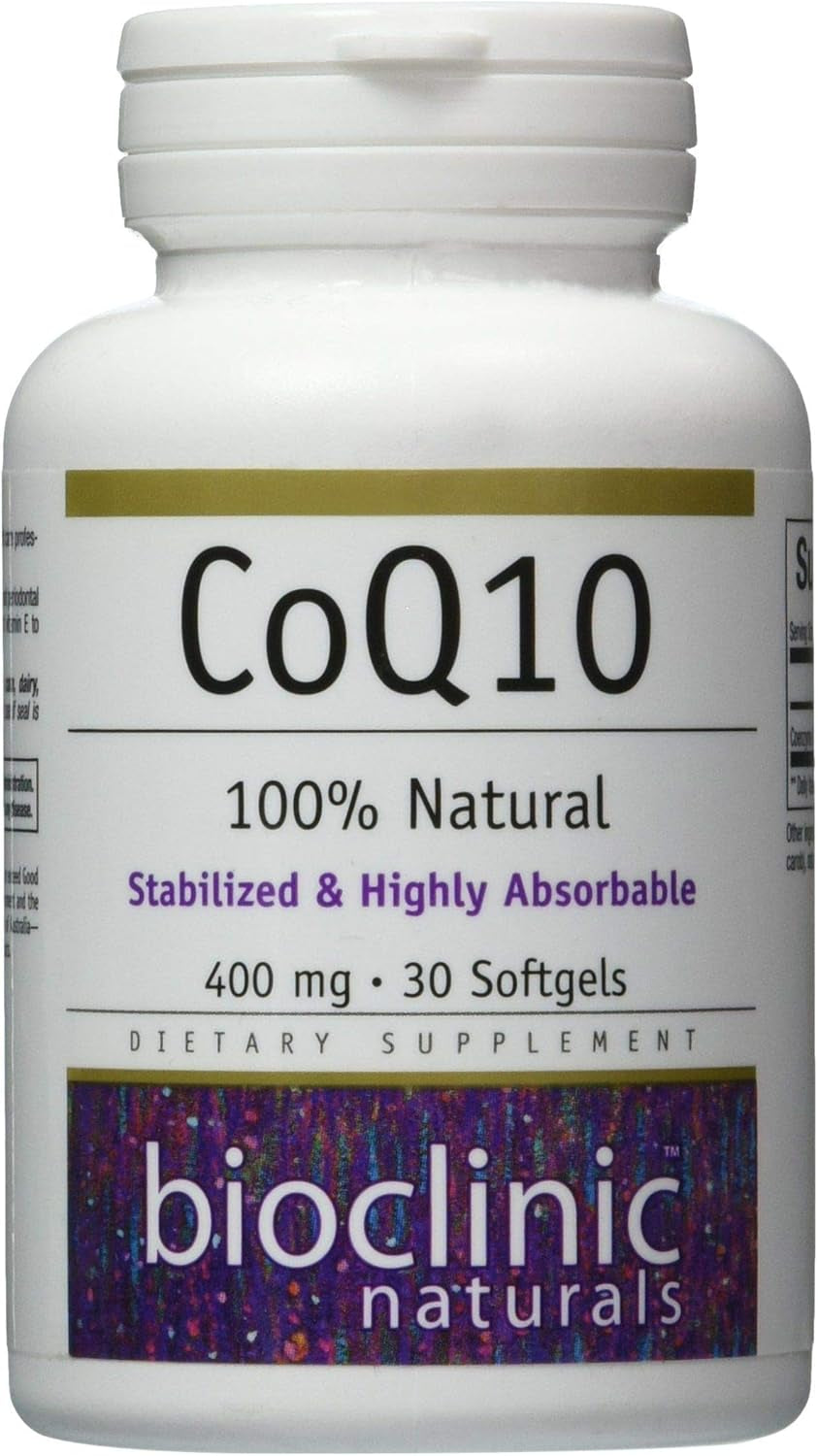 Bioclinic Naturals - Coq10 400 Mg - 30 Softgels