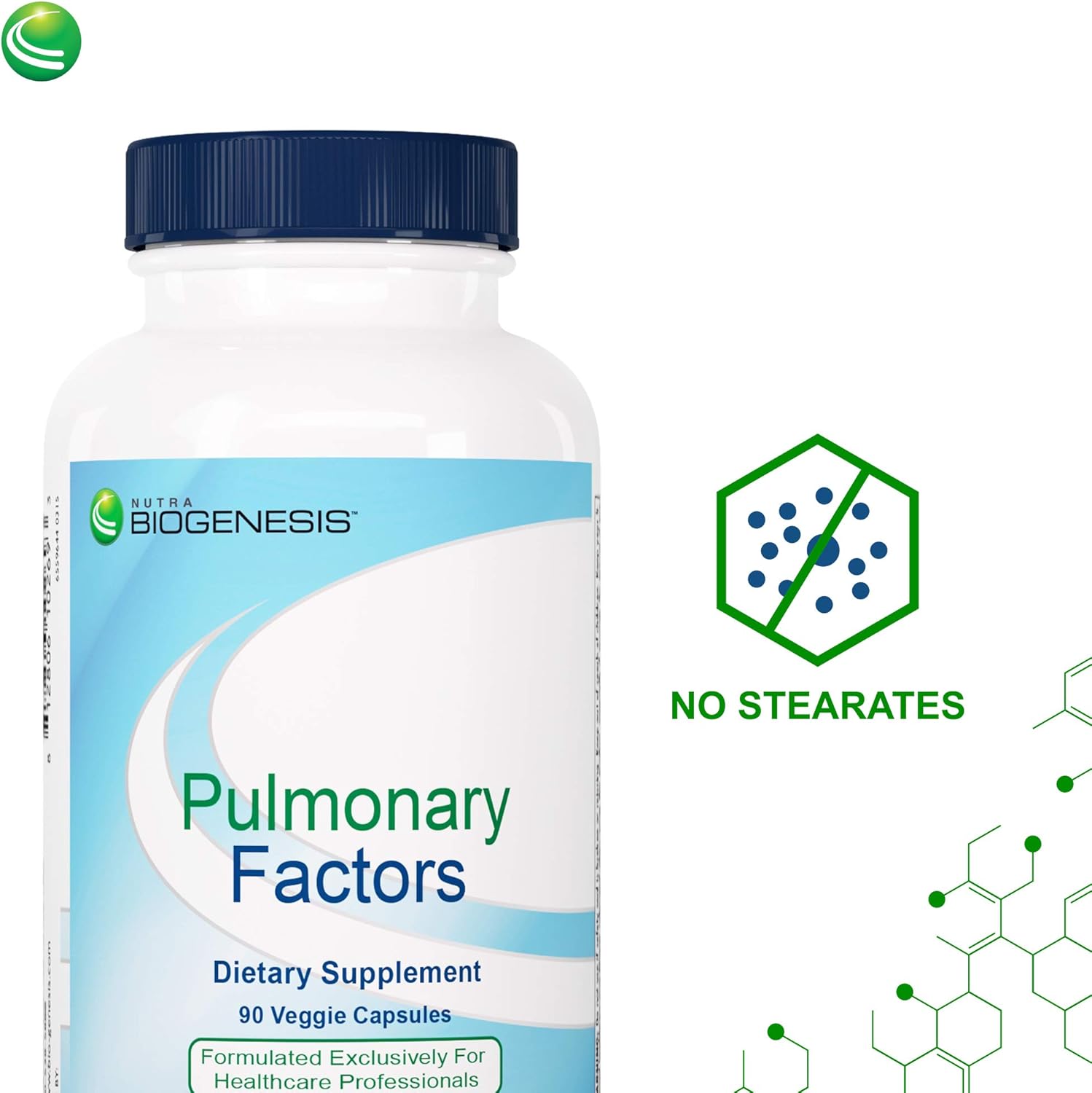 Nutra Biogenesis Pulmonary Factors - NAC & Boswellia Extract Capsules, Digestive Cleanse Support and Joint Comfort for Adults - 90 Veggie Capsules