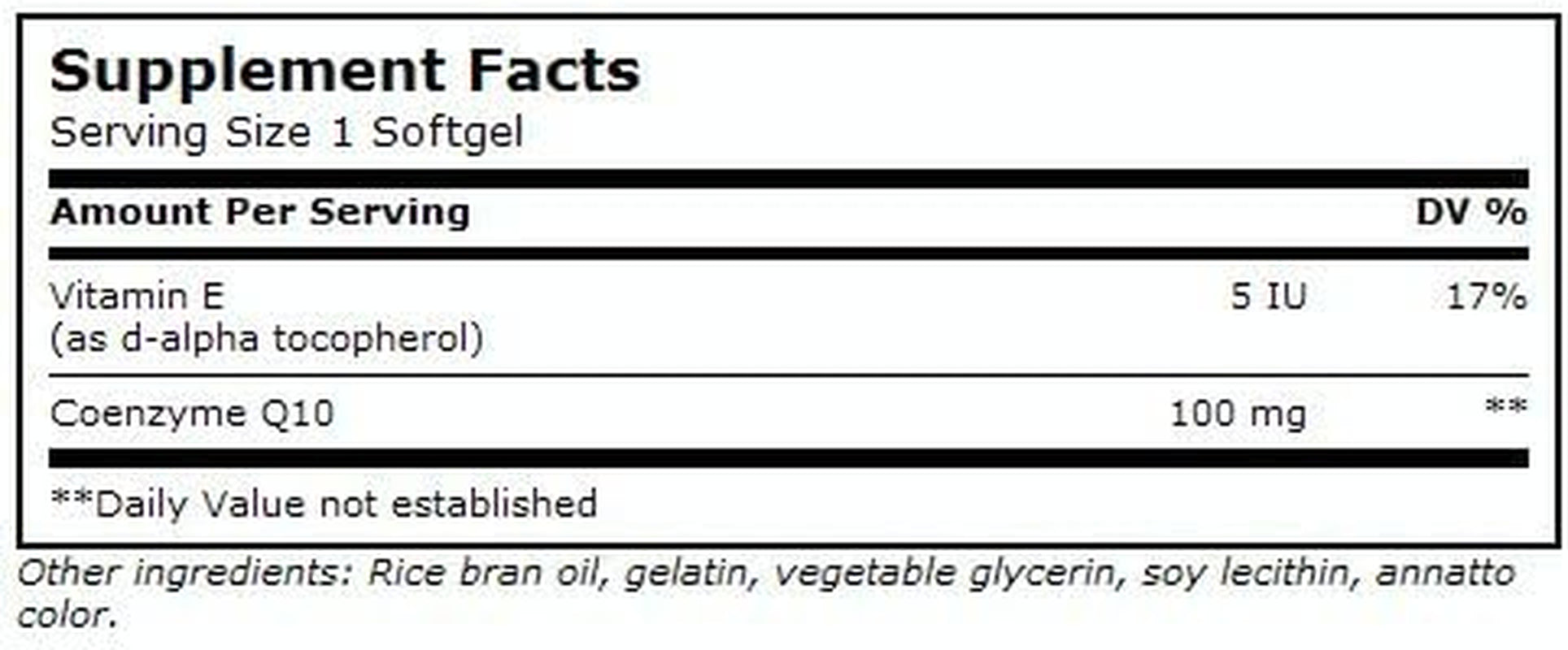 Wonder Labs Coq10 (Coenzyme Q10) 100 Mg for Cardiovascular Health, 120 Softgels