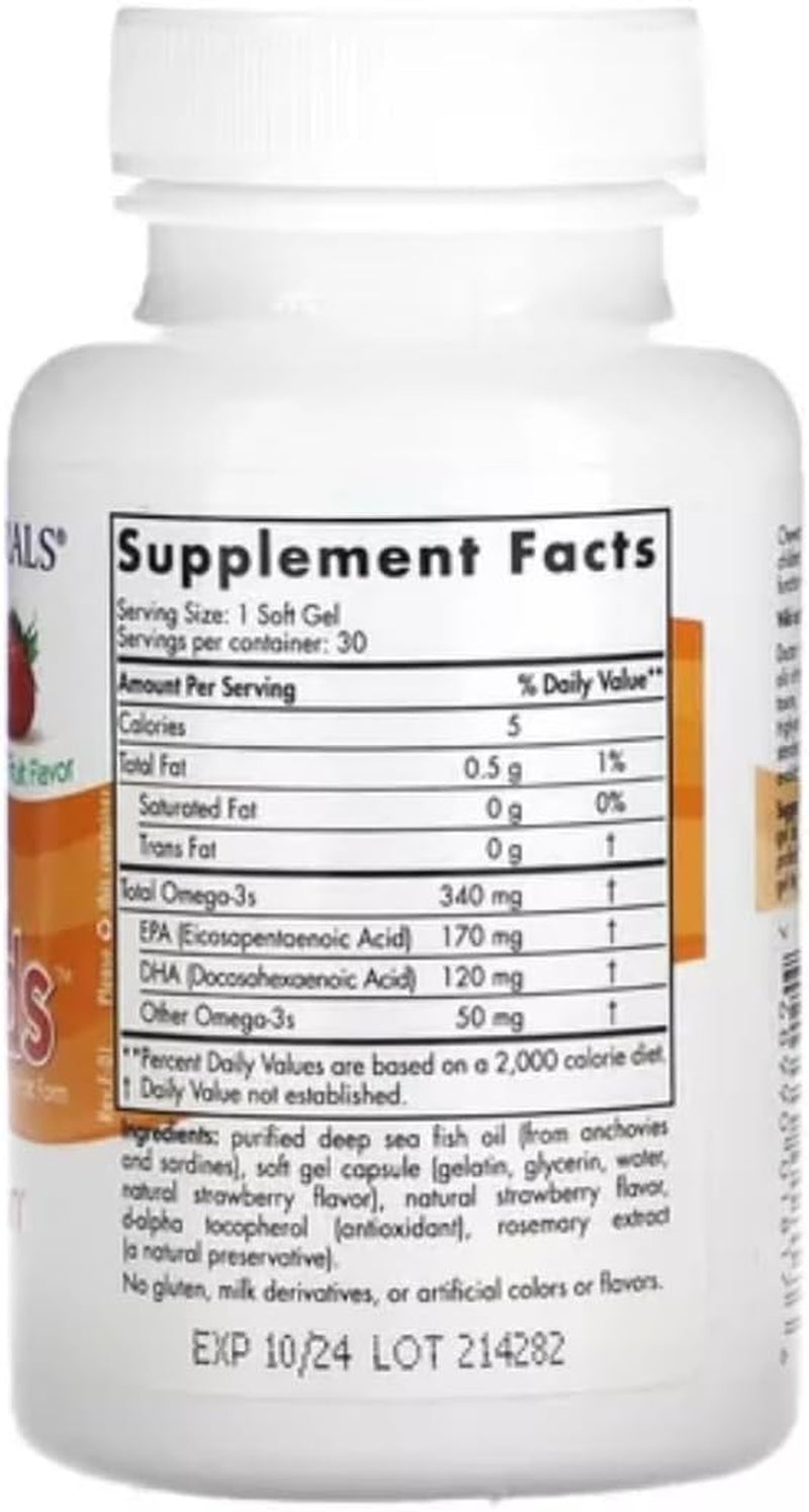 Nordic Naturals - Daily Omega Kids, Healthy Heart Support, 30 Soft Gels