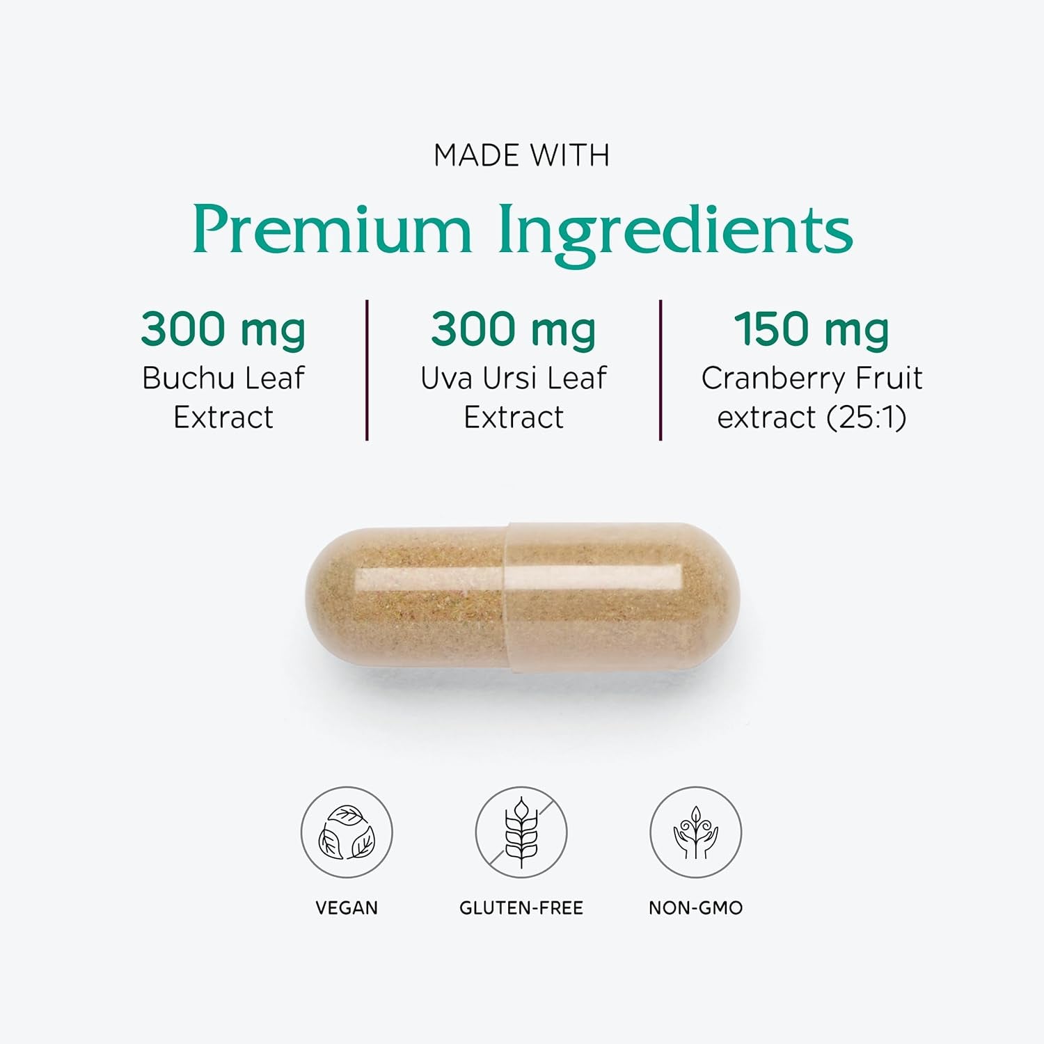 Vitanica Cranstat Extra, Urinary Tract Support, Vegan, 60 Capsules