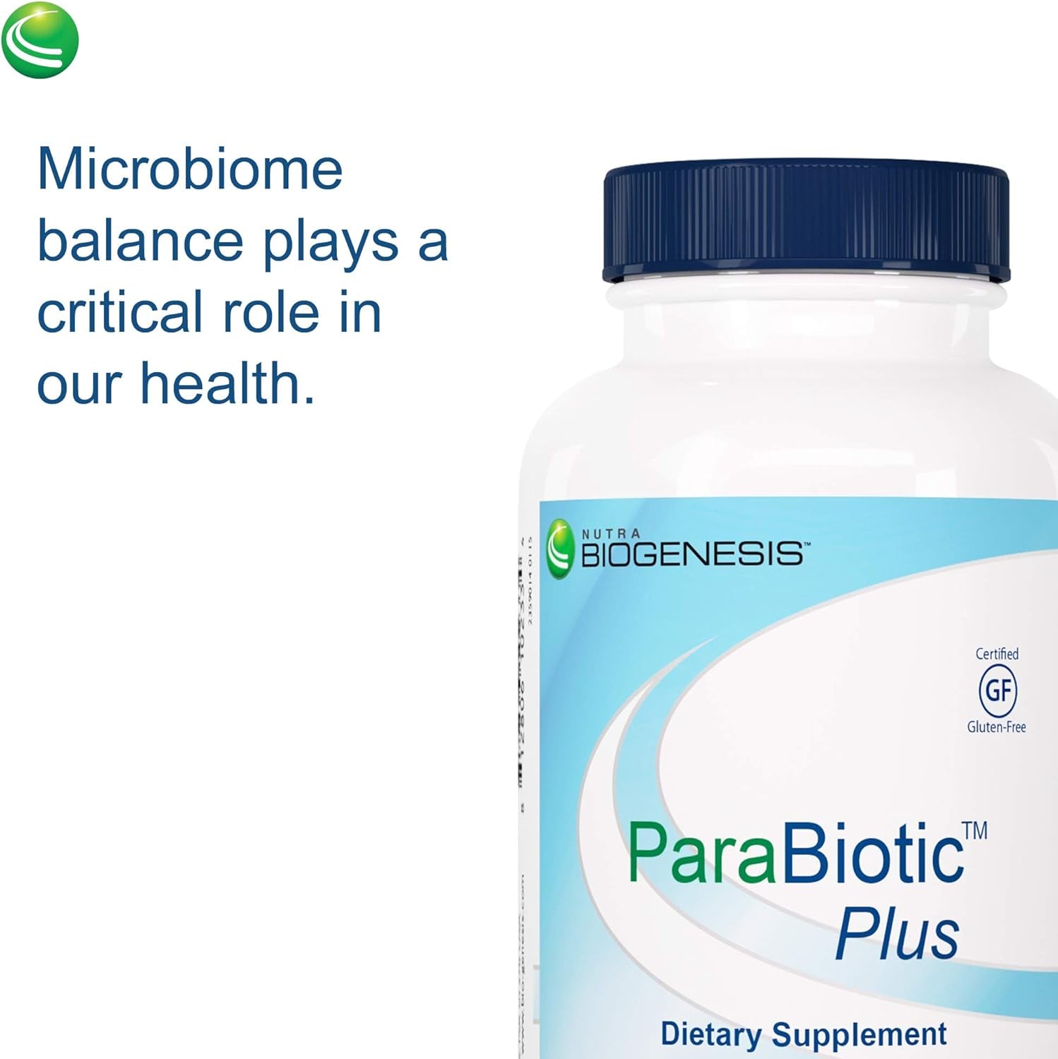 Nutra Biogenesis Parabiotic plus - Probiotics for Women & Men, Wormwood, Black Walnut & Neem for Added Support, Microbiome Supplement, Clean, Vegan, Natural - 90 Veggie Capsules