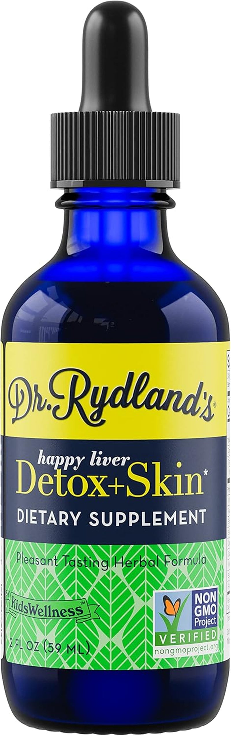 Dr. Rydland'S Herbal Supplement | Created by Kidswellness | Safe and Effective for Infants to Adults| Detox & Skin | Relieves Eczema, Rosacea, Acne and Viral Skin Rashes | 2 Ounce Bottle
