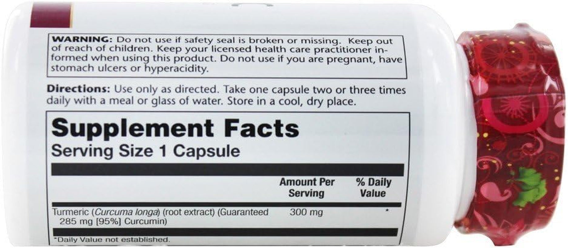 SOLARAY Turmeric Root Extract 300 Mg - 60 Capsules