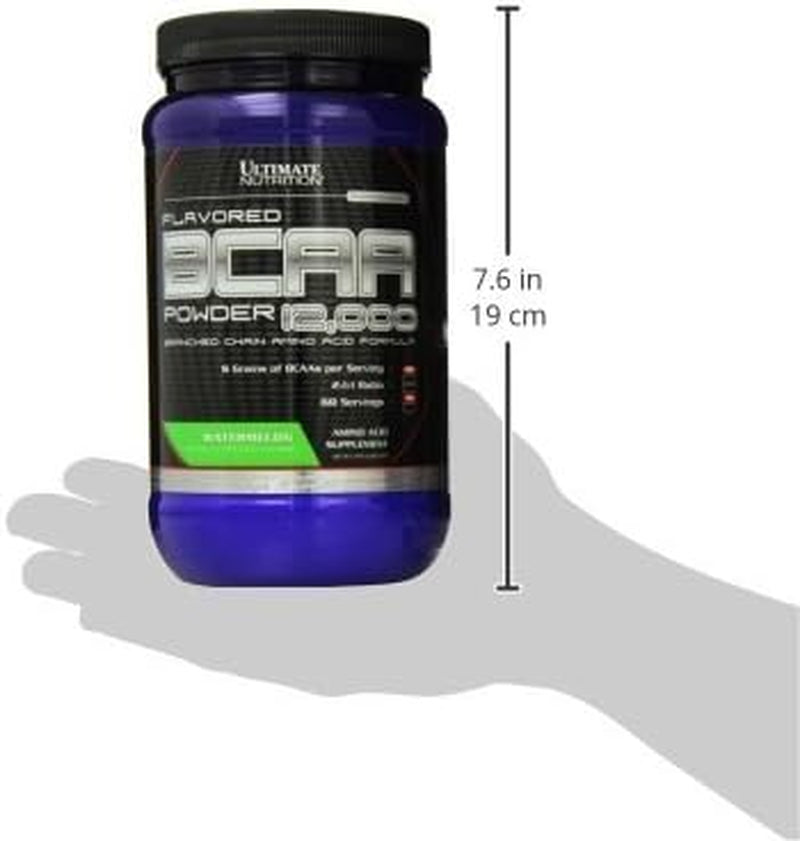 Ultimate Nutrition Flavored BCAA Powder - Caffeine Free with 3G Leucine 1.5G Valine 1.5G Isoleucine - Post Workout Amino Acid Supplement, Grape, 60 Servings