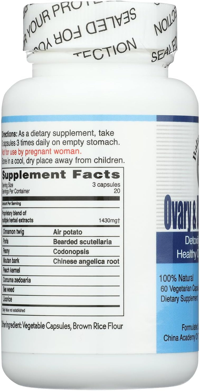 Ovary & Uterus Clean, 500 Mg Dietary Supplement Capsules, 60-Count Bottle