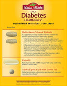 Nature Made Daily Diabetes Health Pack, Dietary Supplement for Nutritional Support, 30 Packets, 30 Day Supply