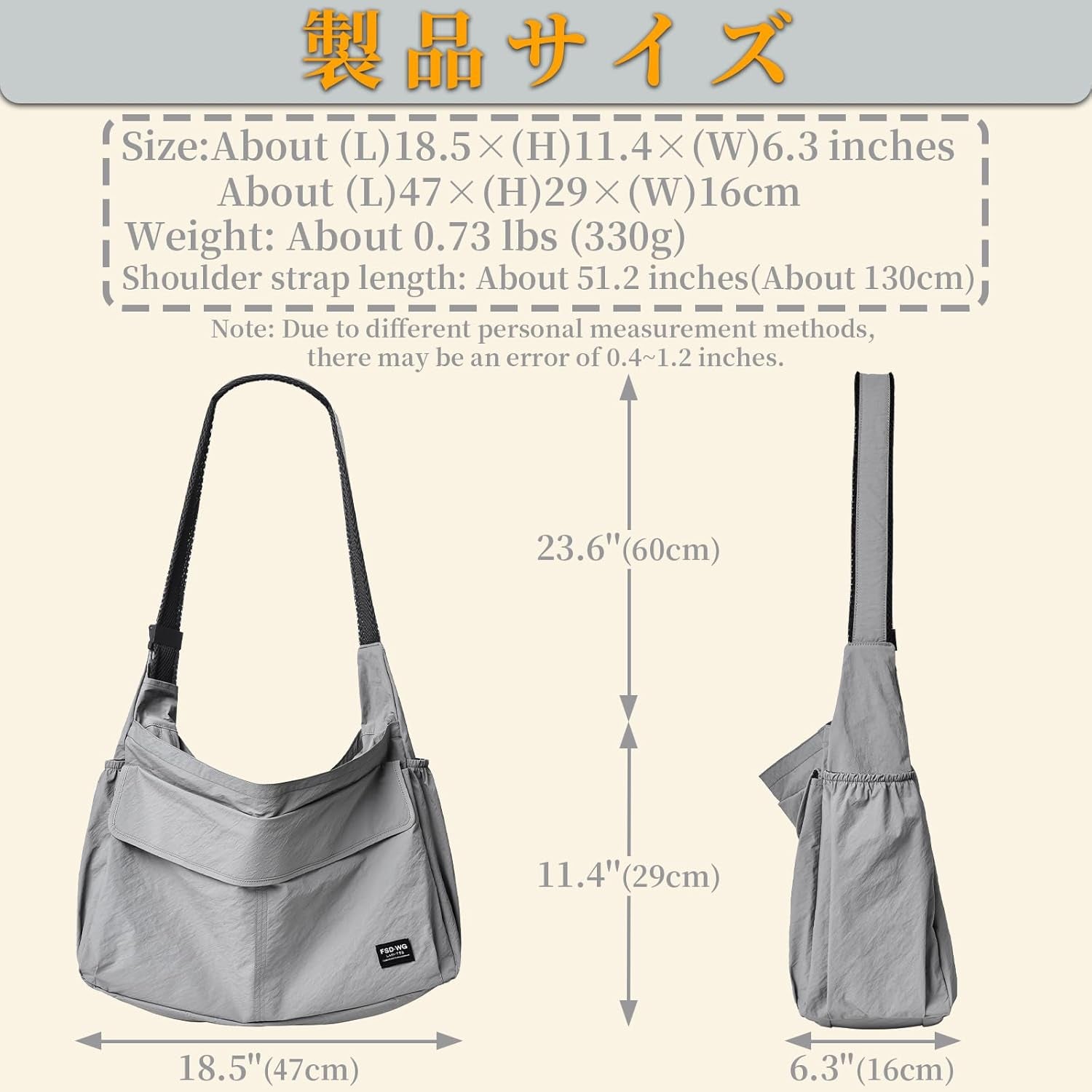 FSD.WG Men Messenger Bag Laptop Bag Shoulder Bag Large Capacity Computer Casual Bag for Work College Travel