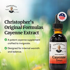 Christopher'S Original Formulas Cayenne Extract - 2 Fl Oz Liquid | Premium Herbal Supplement for Wellness