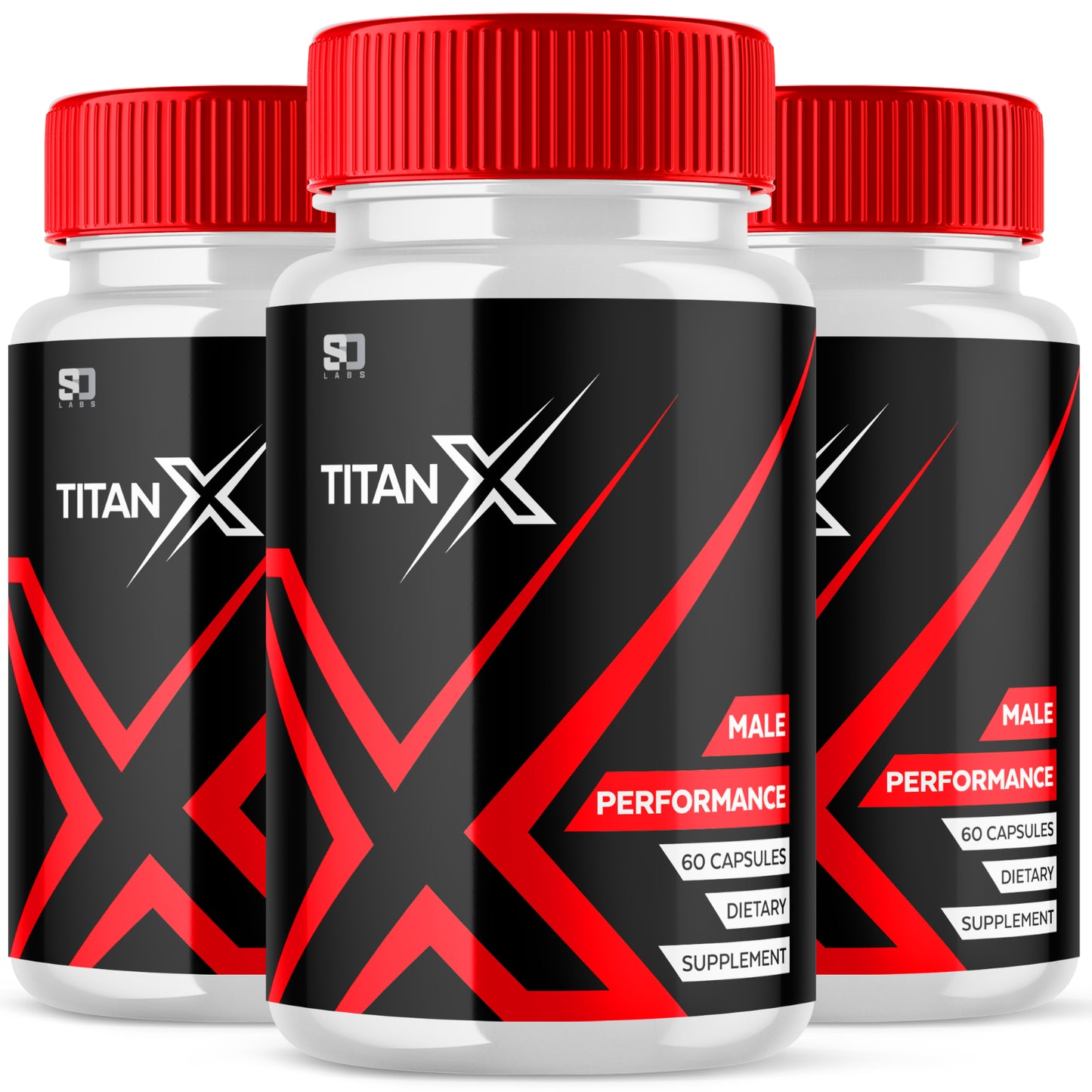 Titan X - Male Pills to Boost Performance and Endurance (3 Pack)