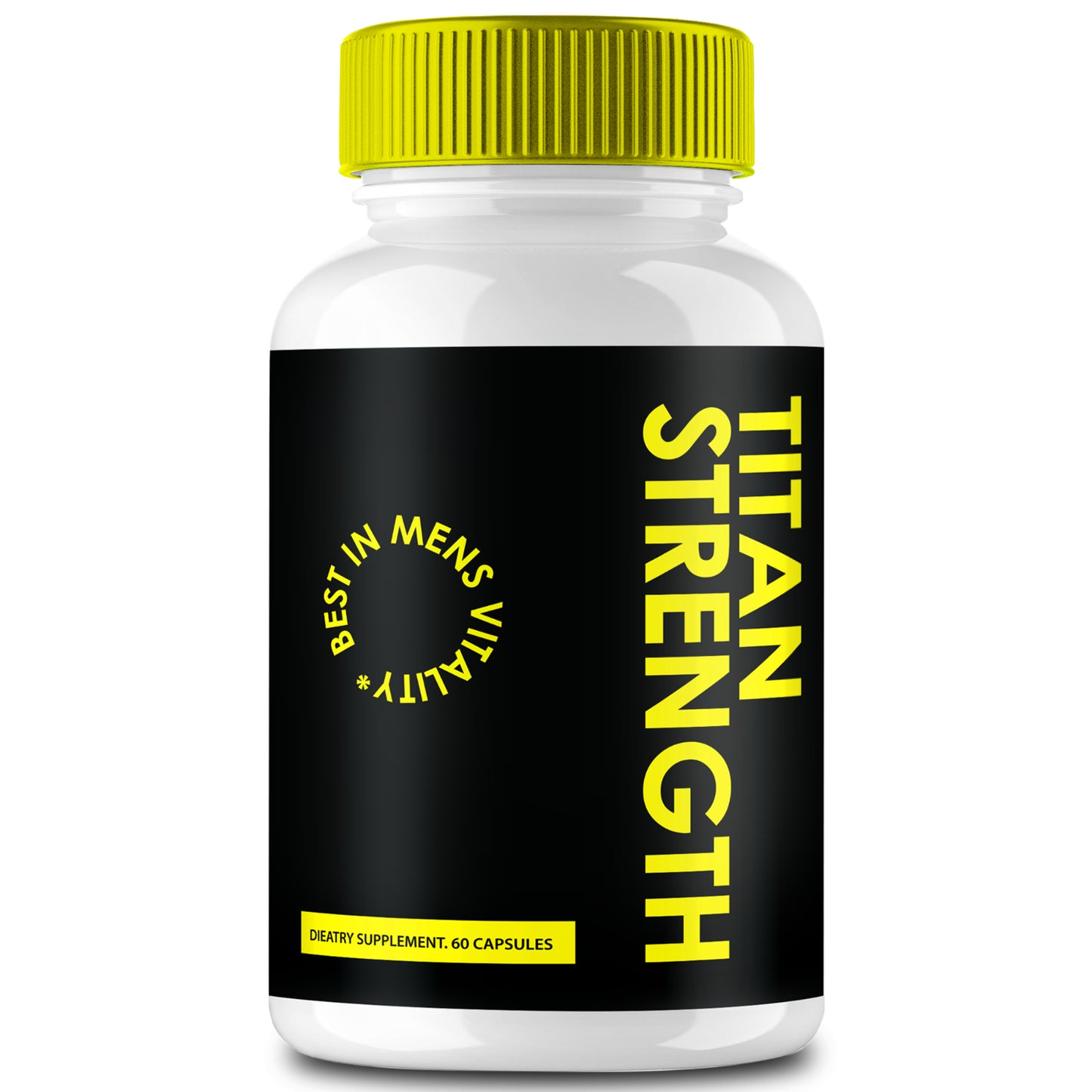 Titan Strength Men Capsules - Male Pills Support to Boost Performance 60Ct