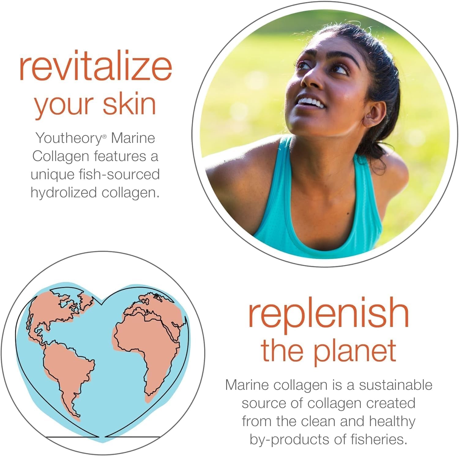 Youtheory Marine Collagen - 2,500 Mg - Supports Joint, Nail, Hair, Skin, Bone & Muscle Health* - with Amino Acids, Minerals & Vitamins C, A, E, B6 & B12-160 Tablets (32-Day Supply)