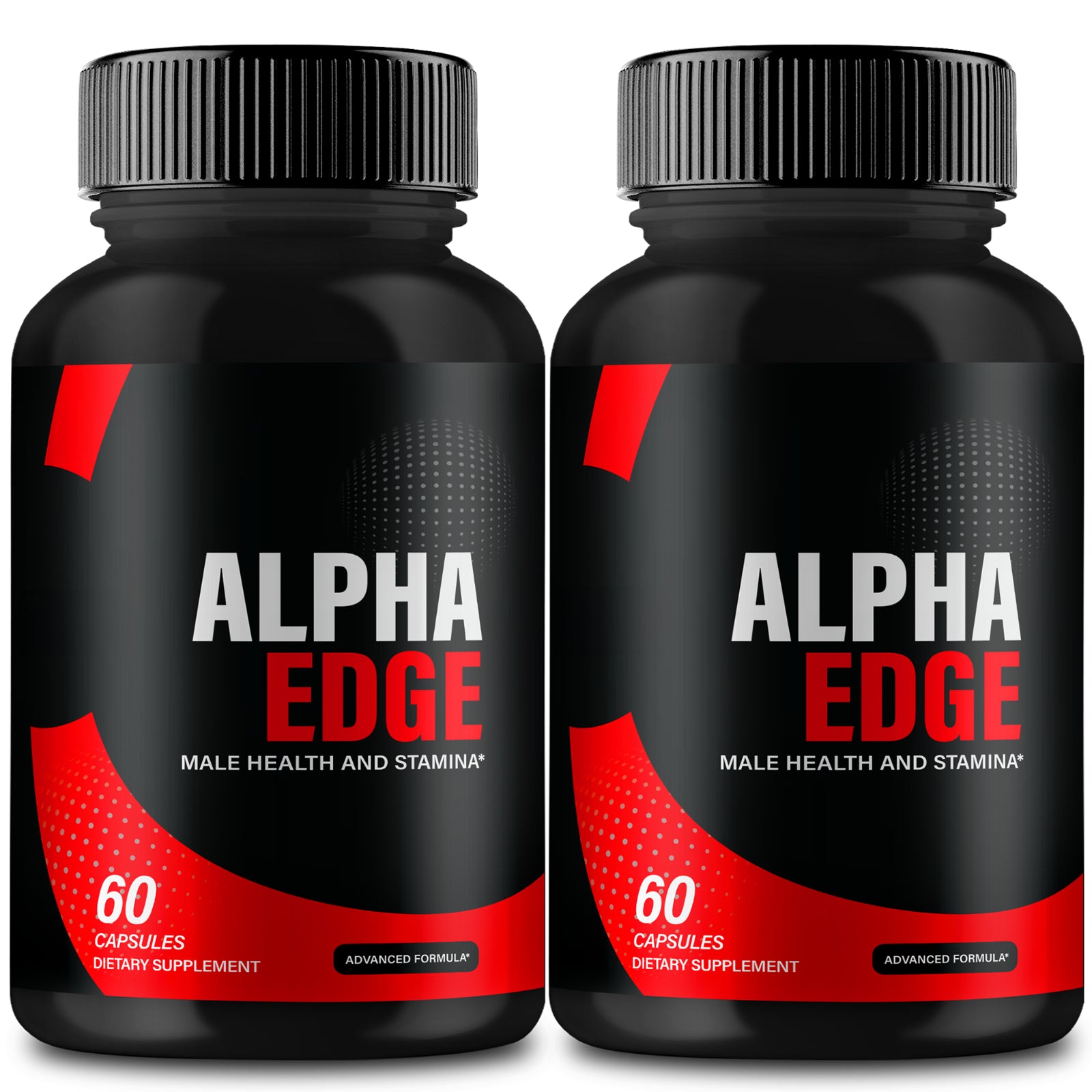 (2 Pack) Alpha Edge Male Capsules, Alphaedge Men Dietary Supplement Pills