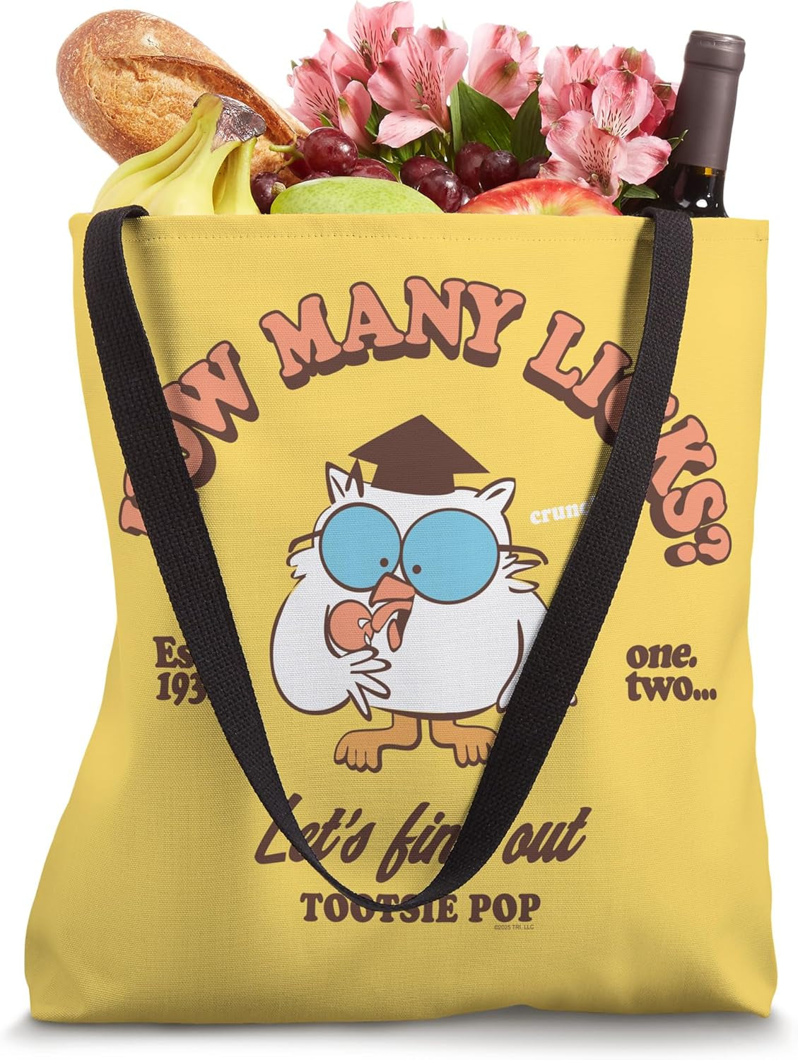 Tootsie Pops Let'S Find Out Mr. Owl Sucker Candy Tote Bag