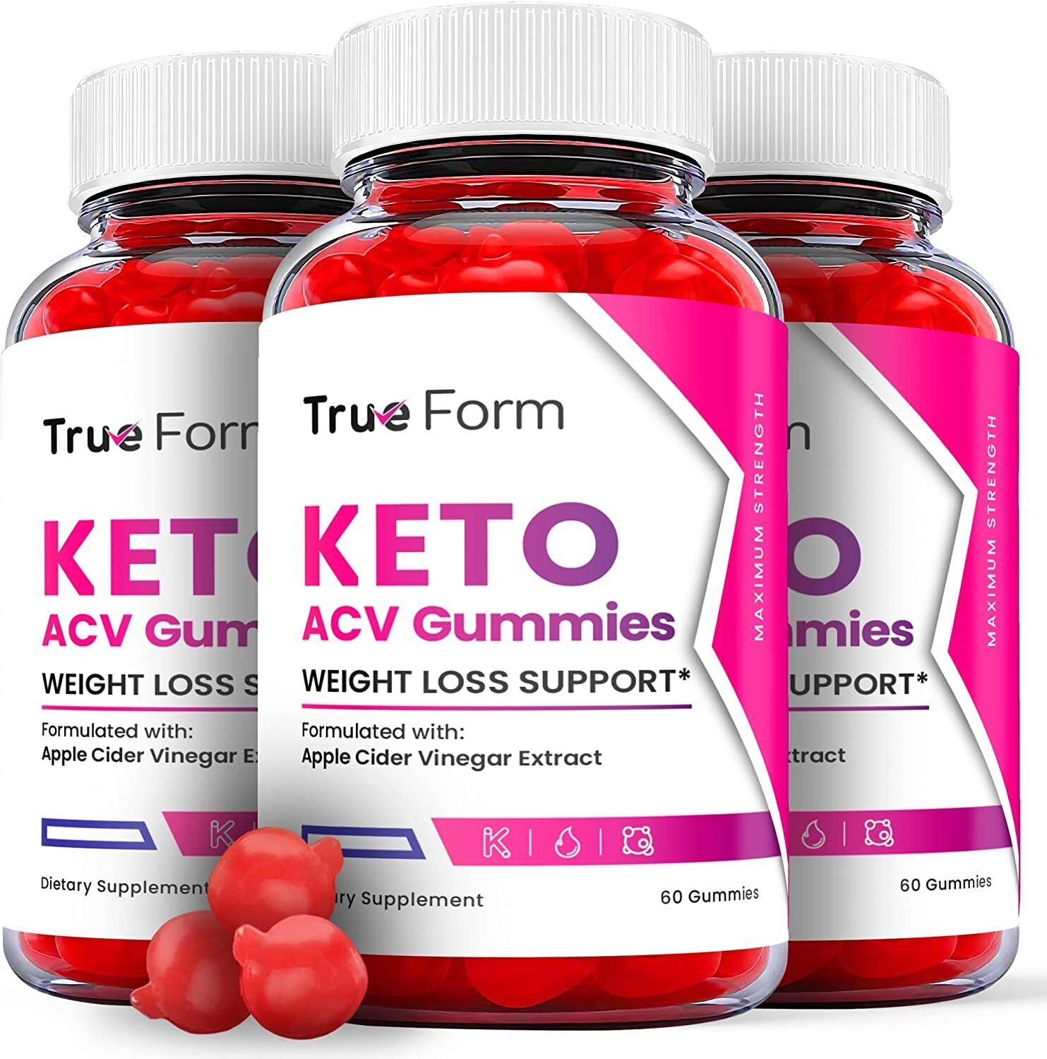 True Form Keto ACV Gummies - True Form Keto Gummys Weight Loss OFFICIAL (3 Pack)