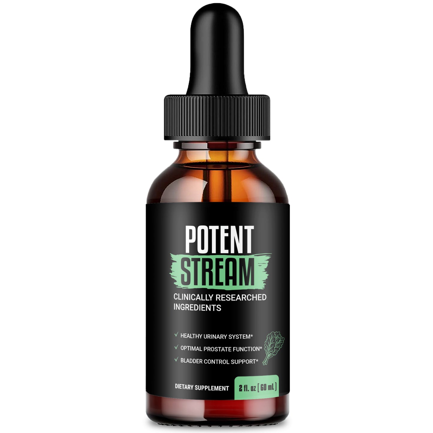 (1 Pack) Potent Stream Drops Prostate Health Men Supplements (1 Bottle)