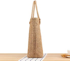 Big Woven Bag Women Large Tote Bag Summer Beach Handbag Retro Simple Travel Vacation Shoulder Bag