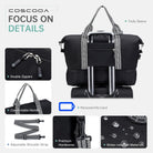 14X18X8 Travel Bag Frontier Airlines Personal Item Bag with Shoe Compartment Tote Carry on Luggage 32L Weekender Overnight for Women Men Beige