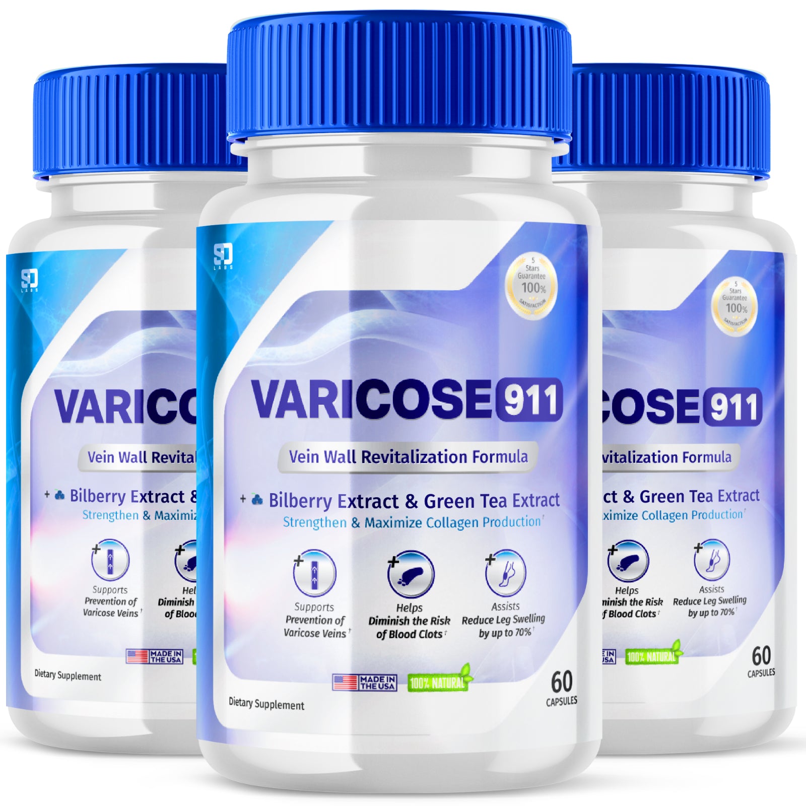 Varicose 911 - Enhance Daily Wellness and Collagen Support (3 Pack)