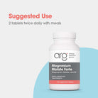 Allergy Research Group Magnesium Malate Forte Supplement - Magnesium and Malic Acid, Energy Support, Vitamin B2, Vegetarian Tablets - 120 Count