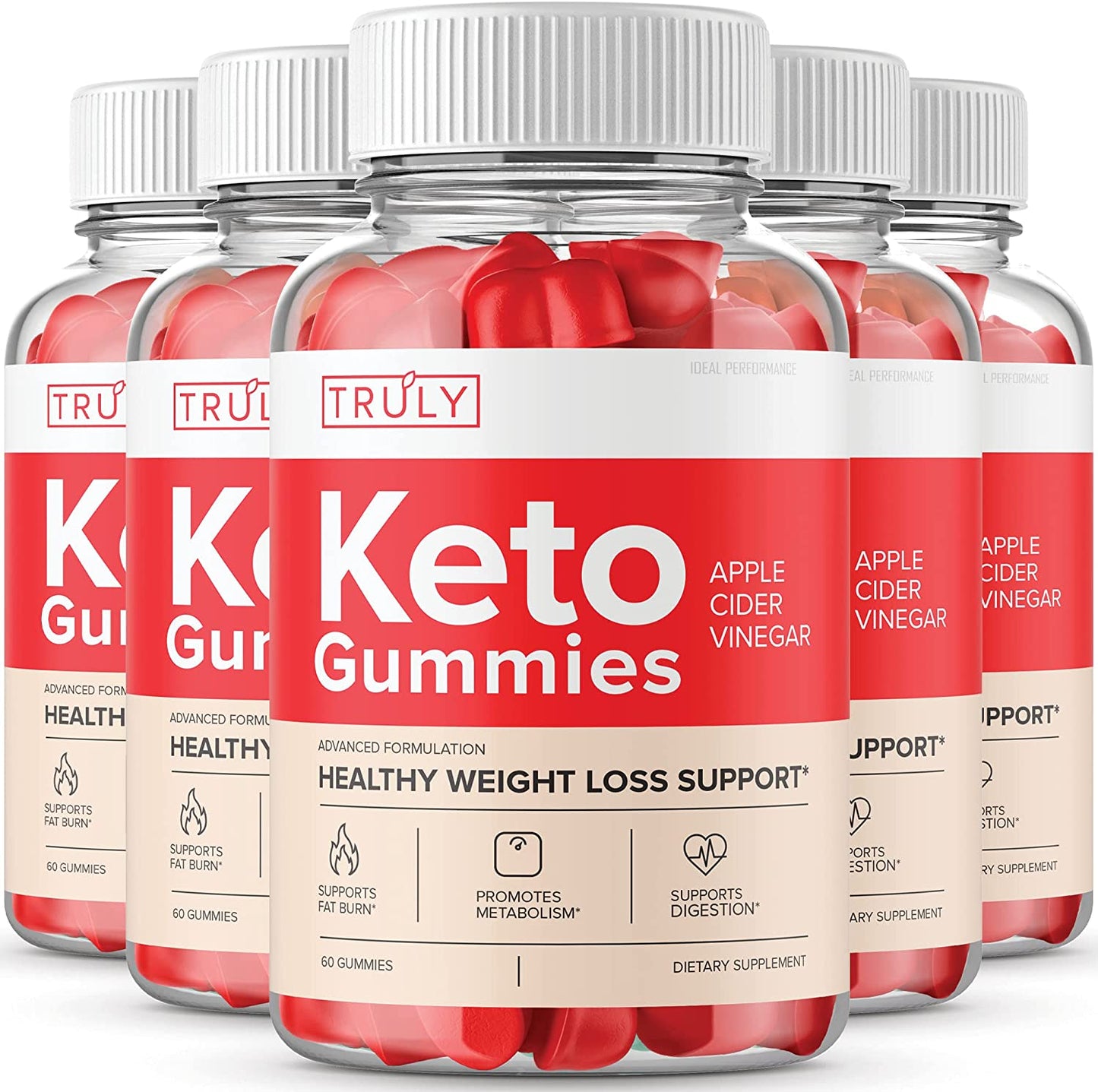 Truly Ketos Gummies, Truly Ketos ACV Gummies, Truly Gummies (300 Gummies)