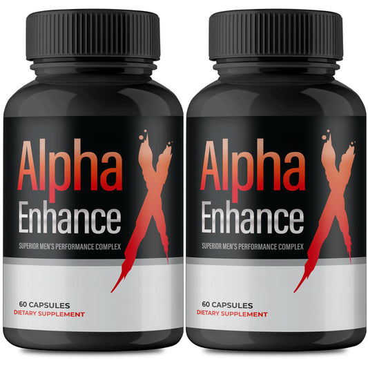 (2 Pack) Alpha Enhance Advanced Male Health Pills to Improve Stamina & Endurance