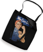 We Can Do It Rosie the Riveter, Feminist WWII Rosey Rosy Tote Bag