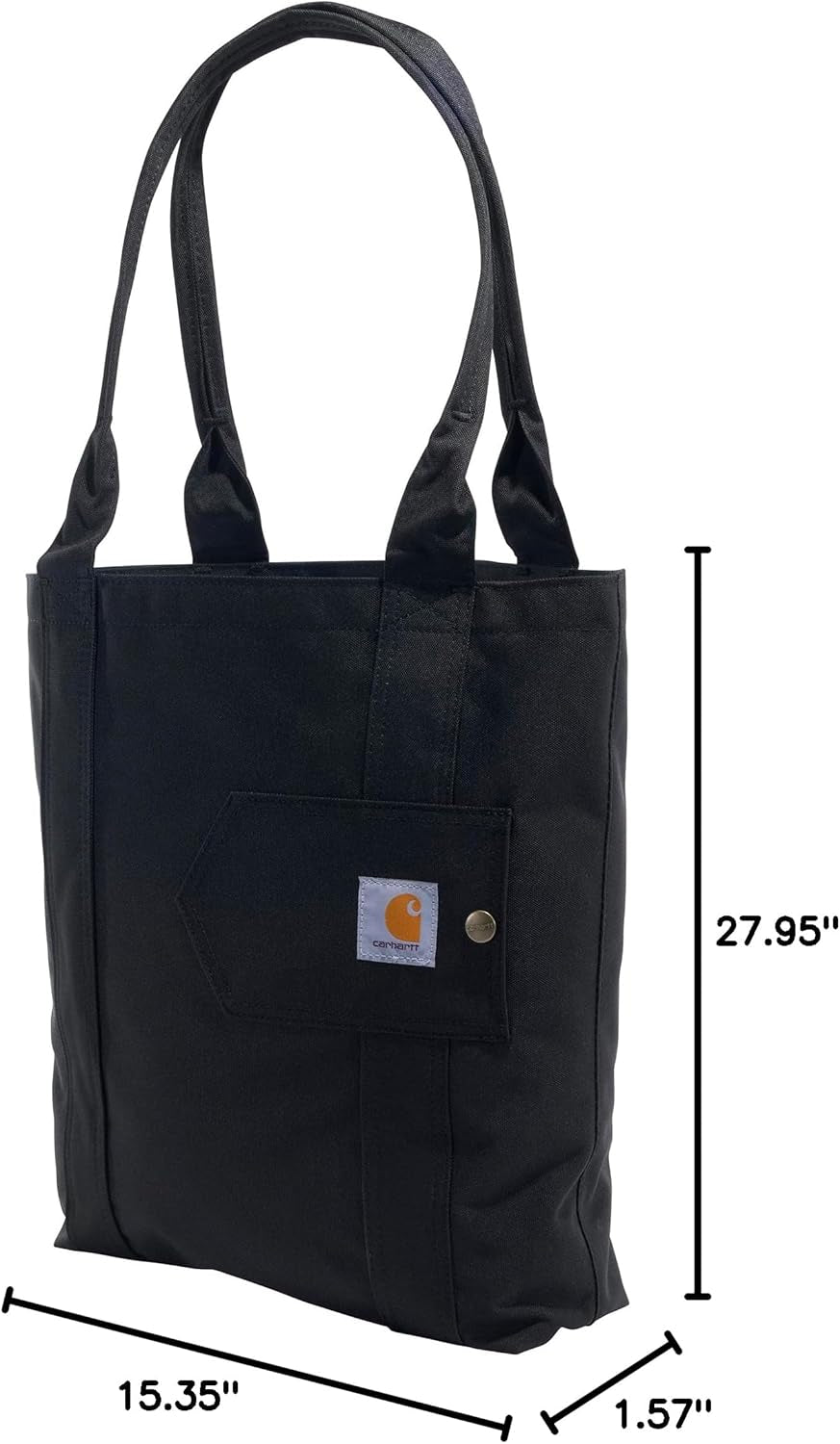 Carhartt Vertical Open, Durable Water-Resistant Tote Bag
