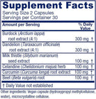 Vitanica Hepafem, Liver Cleansing Support, Vegan/Vegetarian, 60 Capsules