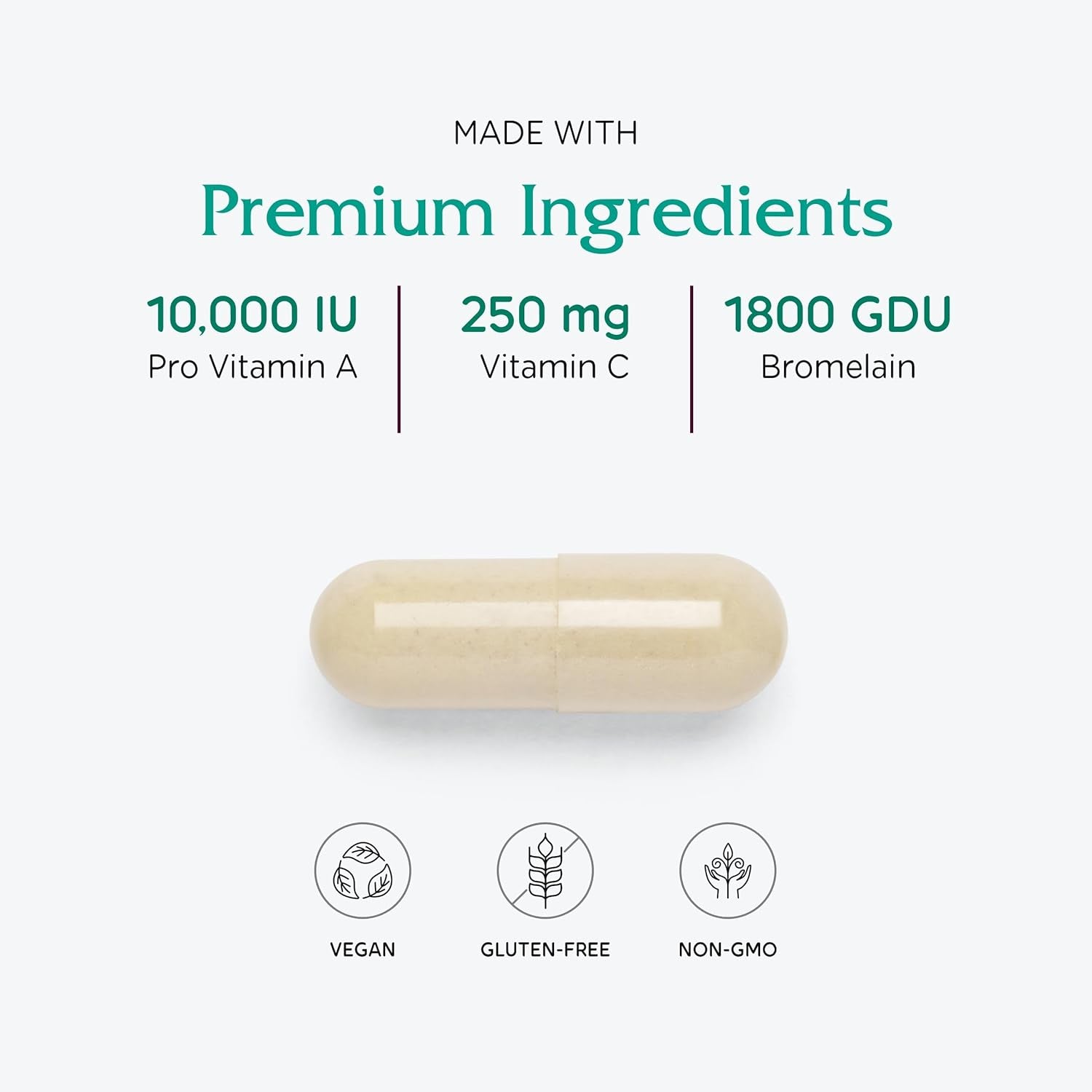 Vitanica Opti-Recovery, Pre & Post Surgery Support, Wound Care, BBL, Tummy Tuck, C Section & Postpartum Vitamin Essentials Healing Support, Scar, Shoulder, Hysterectomy, Breast & Lipo, Vegan, 60 Caps