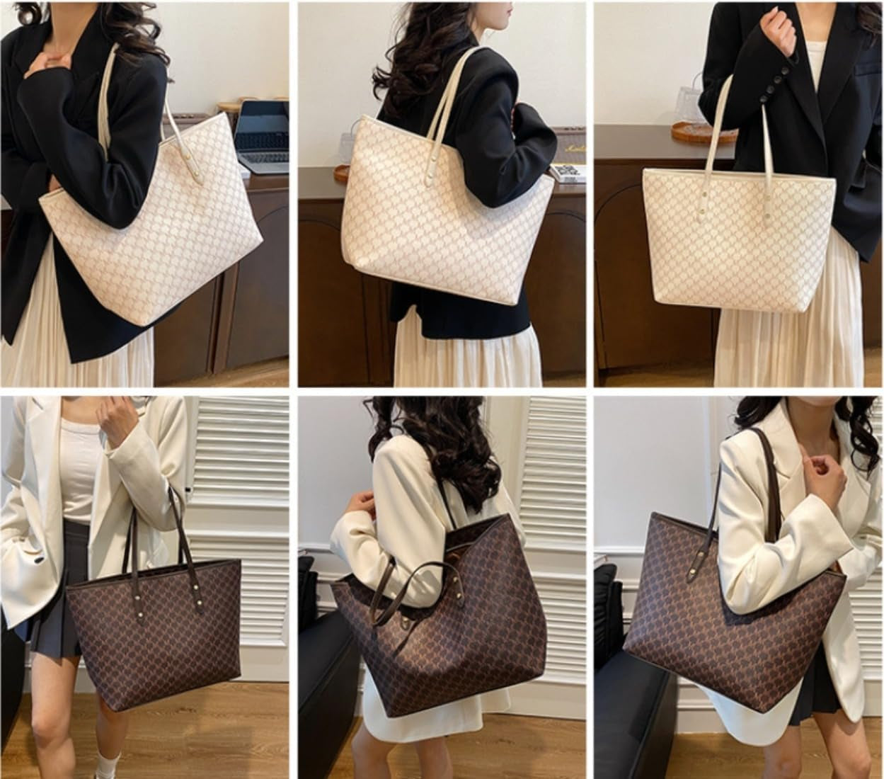 Women'S Shoulder Bag, Large Capacity Hand-Held Bags, Trendy Designer Bag for Teens