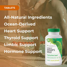Youngevity Ultimate Ocean'S Gold – Supports Thyroid Health, Heart Function, and Hormone Balance with Ocean-Derived Nutrients - 60 Tablets (Pack of 1)