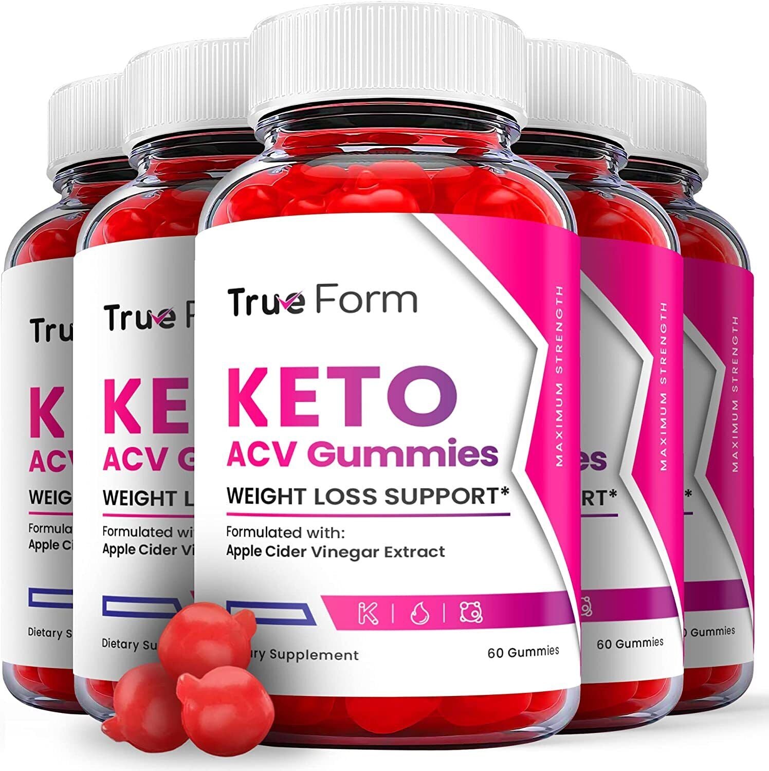 True Form Keto ACV Gummies - True Form Keto Gummys Weight Loss OFFICIAL (5 Pack)