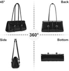 YFGBCX Faux Leather Tote Bag for Women Burgundy Purses Small Shoulder Bag Wine Colored Purse Y2K Red Handbag Purse