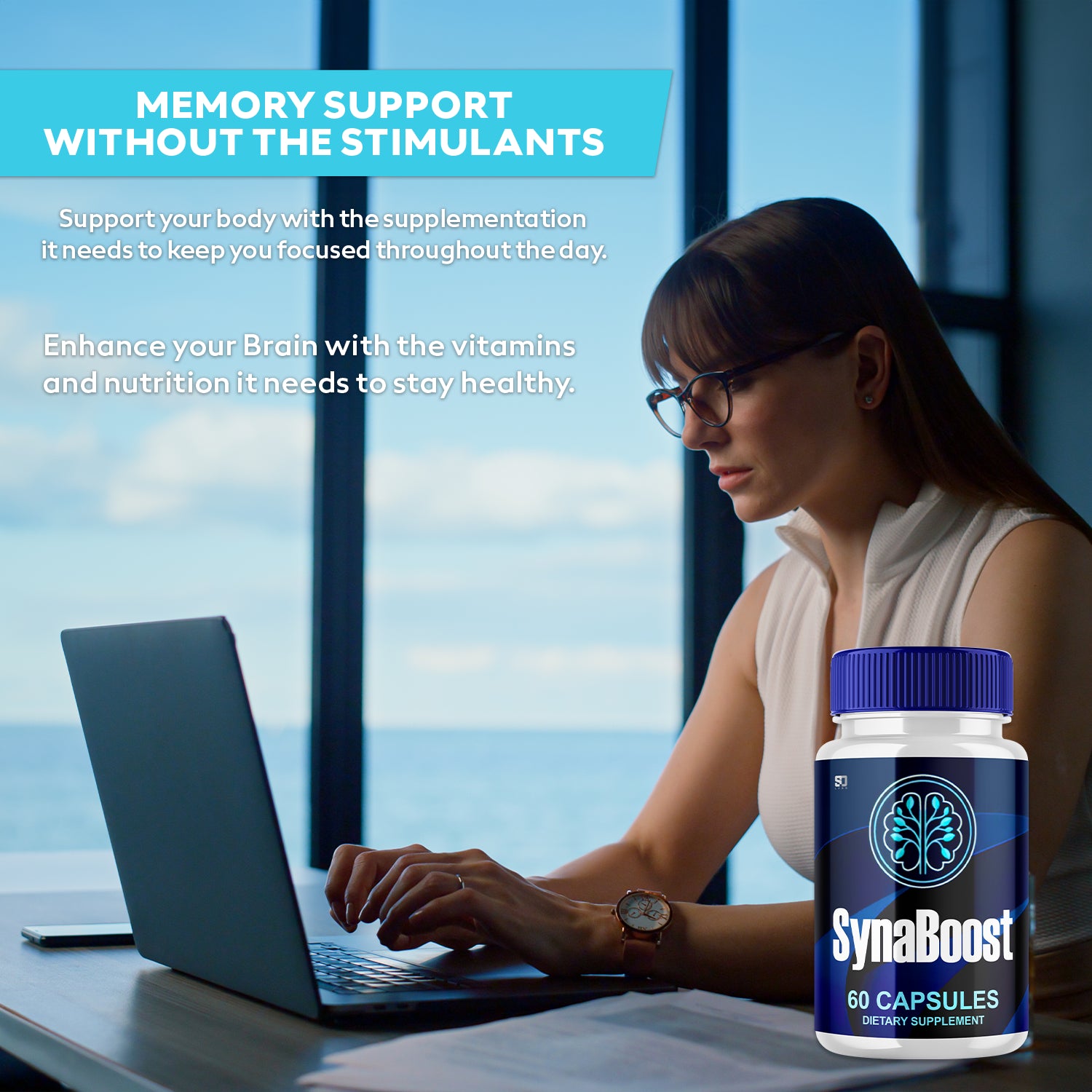 Synaboost - Supports Focus and Mental Sharpness (2 Pack)