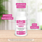 Supersmart - Prostanatural Formula (Advanced Formula) - with Saw Palmetto, Nettle Root, Beta-Sitosterol - Prostate Supplement | Non-Gmo & Gluten Free - 120 Vegetarian Capsules