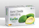 Vitamin C - Chewable Tablets for Skin & Immunity for Men, Women & Kids with Green Mango Flavour - 120 Tablets
