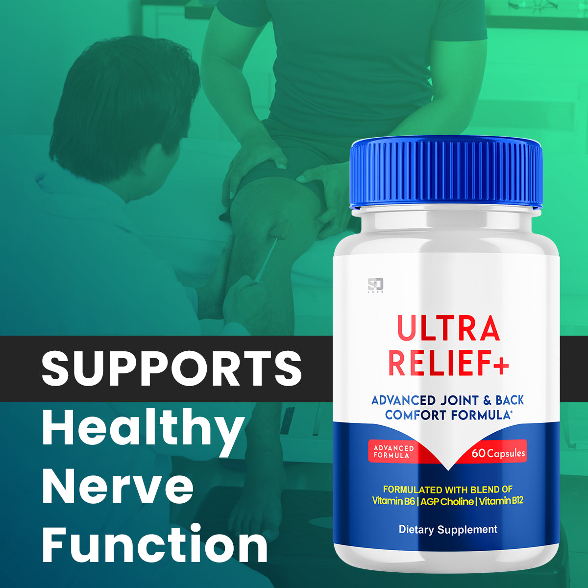 Ultra Relief+ Pills Supports Advanced Joint and Back Health (2 Pack)