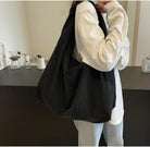 Slouchy Nylon Hobo Bags Women Underarm Shoulder Bag Crescent Crossbody Purses Trendy Large Travel Beach Tote Handbag