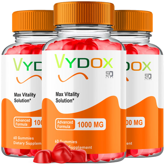 Vydox Gummies - Support and Enhanced Energy, Drive and Vitality (3 Pack)