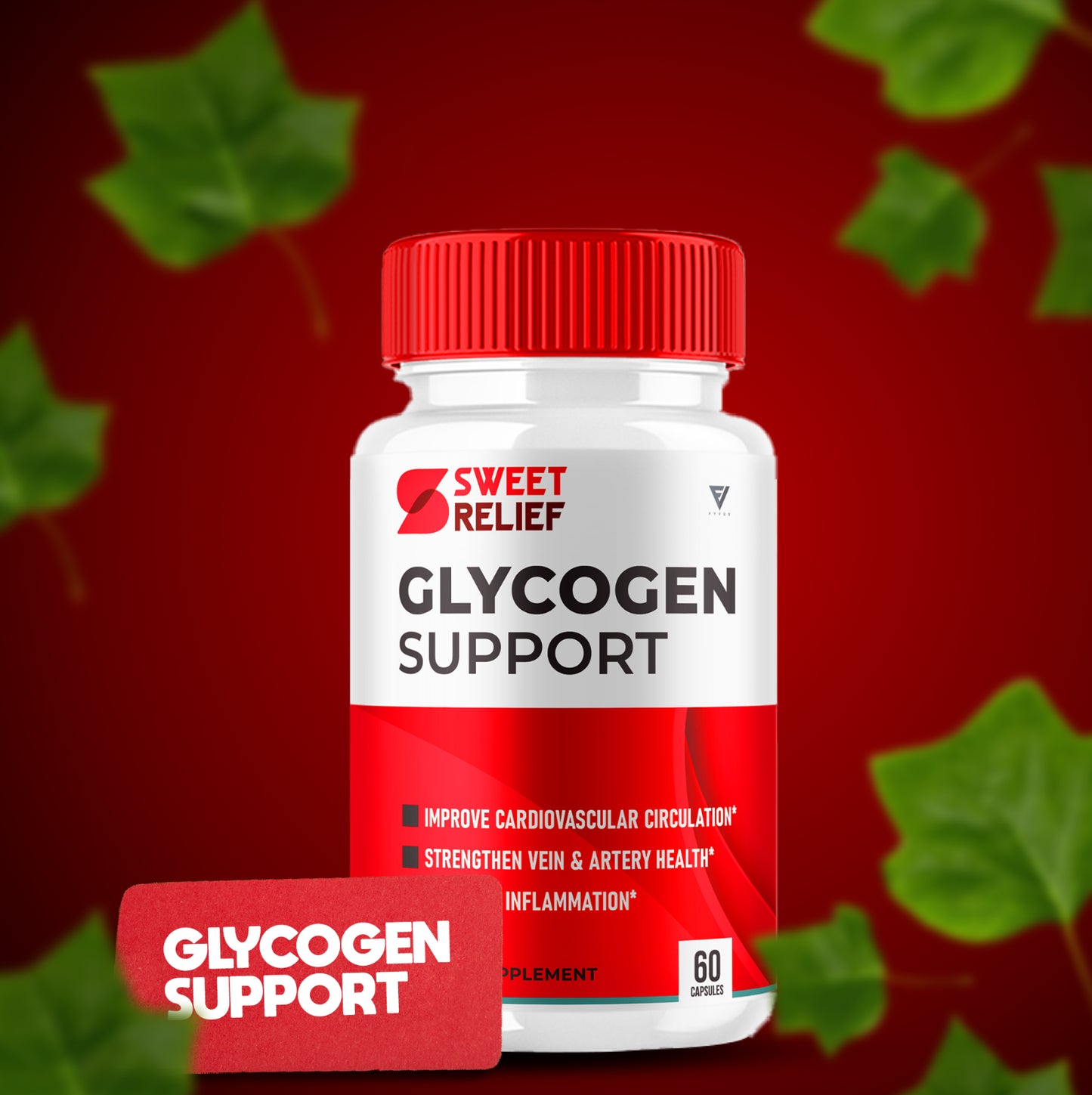 Sweet Relief Glycogen Blood Support Cleanse Capsules Supplement (60 Capsules)