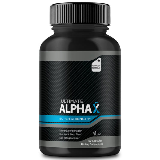 Ultimate Alpha X Male Health Pills to Boost Stamina and Energy Levels 60Ct